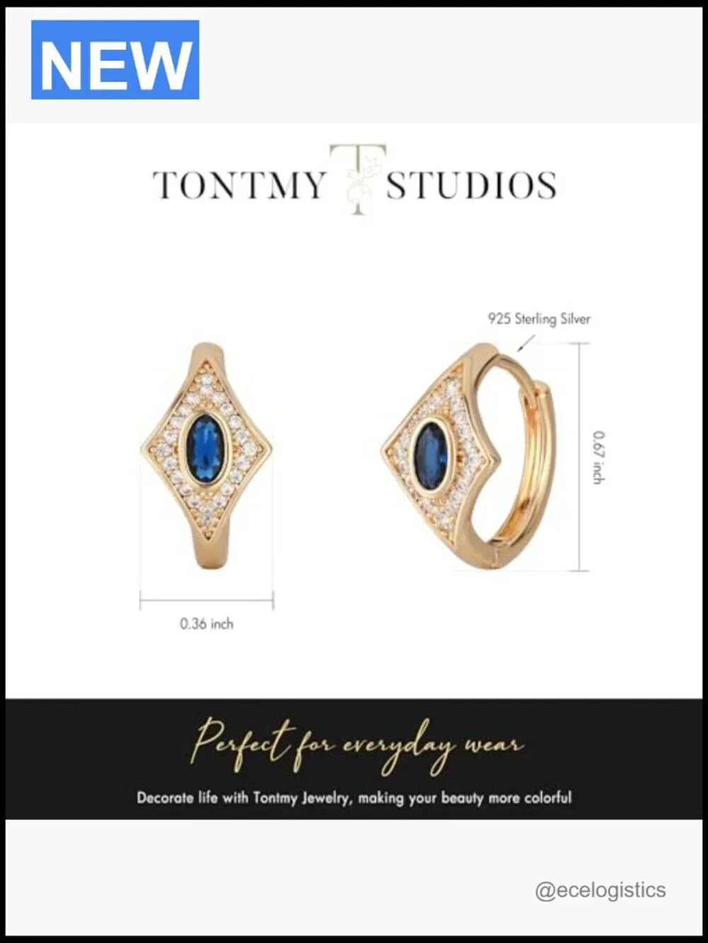 Huggie Hoop Earrings 14K Gold Filled CZ Stud Earrings Small Boho Earrings